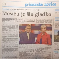  

Stipe Mesić je v drugem krogu gladko premagal Jadranko Kosor in 
postal novi stari predsednik Hrvaške. 


