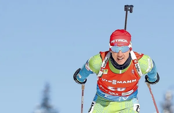 Miha Dovžan je tudi včeraj poskrbel za najboljšo slovensko 
uvrstitev na Pokljuki.