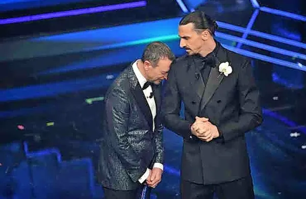Zlatan Ibrahimović in Amadeus (levo)