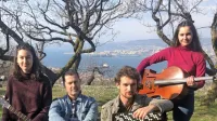 Ivo Tull je ponosen na svoj “podmladek”: (z leve) starejša hčerka 
Andreja, nečak Mitja in mlajša hčerka Jana.