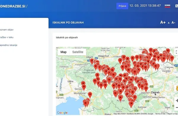 Spletna stran sodnih dražb