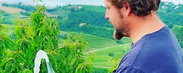 Edvard Reya (Emeran Reya) se je leta 2019 prvič odločil za pét-nat, 
prideluje ga iz rebule.