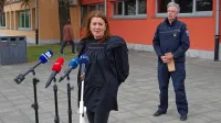 Bojana Škabar in Sandi Curk sta predstavila trenutne razmere na 
osnovni šoli v Sežani. 