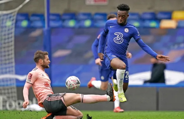 Krilni napadalec Chelseaja Callum Hudson Odoi (v modrem dresu) bo na EP do 21 let eden glavnih adutov angleške reprezentance.