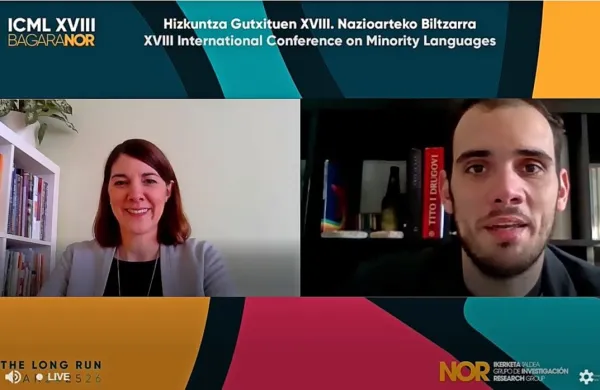 Raziskovalca dr. Maja Melinc Mlekuž s Slovenskega raziskovalnega 
inštituta (SLORI) in dr. Federico Montini z Univerze v Trstu.