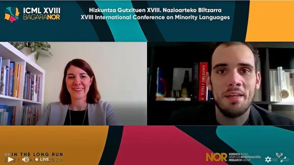Raziskovalca dr. Maja Melinc Mlekuž s Slovenskega raziskovalnega 
inštituta (SLORI) in dr. Federico Montini z Univerze v Trstu.