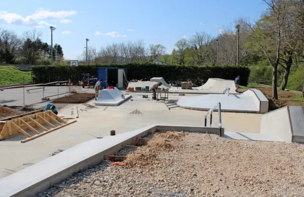 Nov skate park v Ajdov&scaron;čini