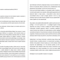 Mario Fafangel je  ministru za zdravje Janezu Poklukarju poslal 
dopis, v katerem mu sporoča, da izstopa iz strokovne skupine za 
zajezitev in obvladovanje epidemije covida-19.