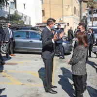 Pahor in gr&scaron;ka predsednica v Kopru odkrila klop prijateljstva