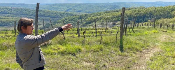 Tilen Praprotnik na svoji najboljši legi na Kocini.