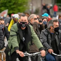 Petkovi protestniki na kolesih znova izrazili nasprotovanje vladi, protestirali tudi v Izoli