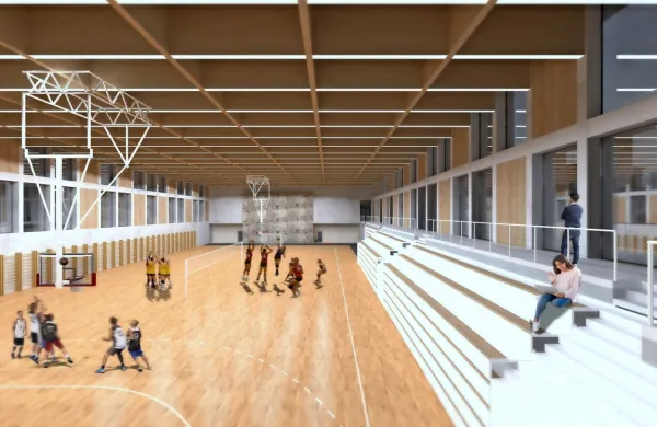 Telovadnica v Mirnu bo nared do konca šolskega leta 2021/22.  