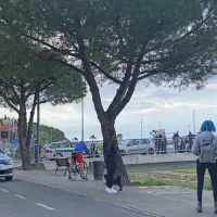Filmski konec policijske akcije na pasareli