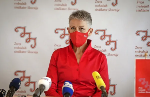  Predsednica Zveze svobodnih sindikatov Slovenije  Lidija Jerkič 
