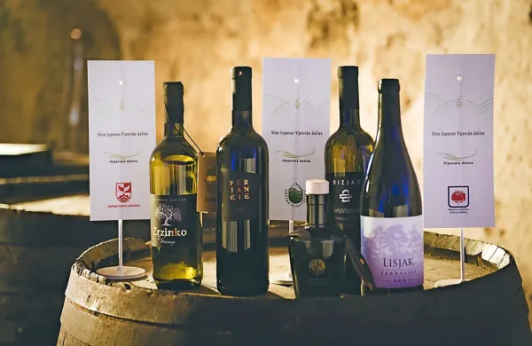 Župani iz Vipavske doline so izbrali svoja vina