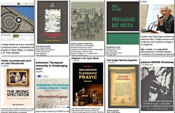 Programska skupina temelji na sodelovanju treh institucij.