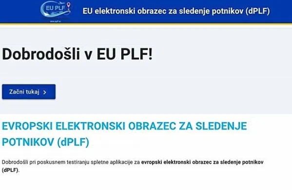 Evropski spletni obrazec &scaron;e ni posodobljen
