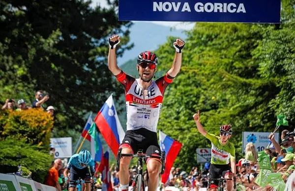 Italijan Diego Ulissi (UAE Team Emirates) je zmagovalec  kraljevske 
etape na 27. dirki po Sloveniji.