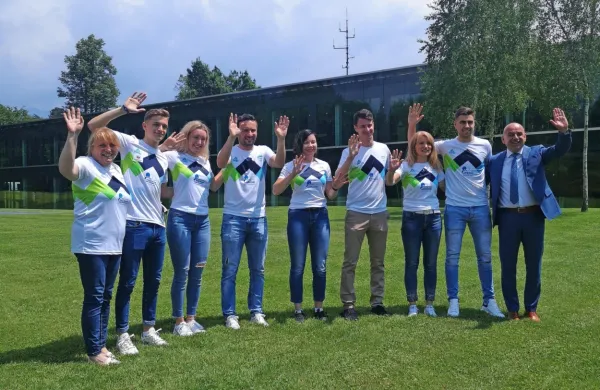 Slovenska reprezentanca je včeraj že spoznala dvorano v 
Varšavi.