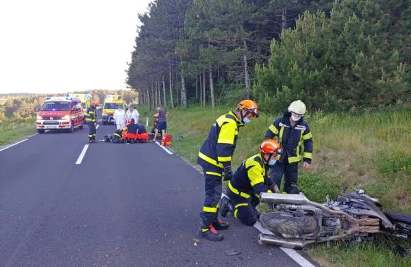 Motorist s helikopterjem v bolni&scaron;nico