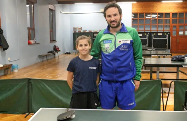 Vrtojbenka Sara Tokić vse bolj stopa po poti svojega strica, 
olimpijca Bojana Tokića.