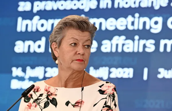 Evropska komisarka Ylva Johansson 