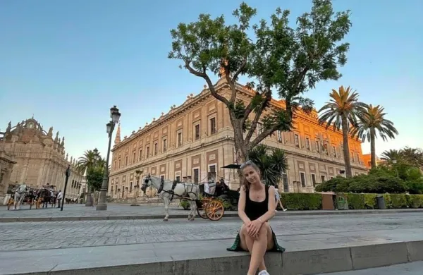  Valentina Bizjak   te dni zaključuje prakso v španski Sevilli, kamor 
je odpotovala v okviru programa Erasmus.