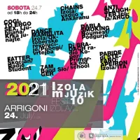 Plakat letošnjega Izola Mjuzik Festa 