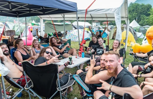 Utrinek s festivala Metaldays 2019