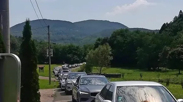 Danes dopoldne pred MP Novokračine (foto: Adrijana Janežič)