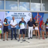 V Portorožu bučno sprejeli Tino Mrak in Veroniko Macarol