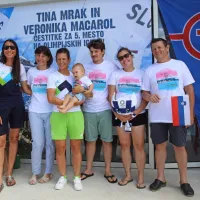 V Portorožu bučno sprejeli Tino Mrak in Veroniko Macarol