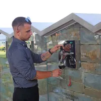 Vinska fontana, ki so jo postavili pred tremi leti, je prava 
uspešnica. 