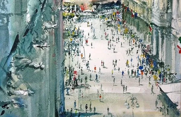   Žirijo je najbolj prepričal  Adam Papke s  Piazzo del Duomo.  