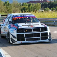 Milan Bubnič je spet dobro pripravil svojo lancio delto HF integrale in bil najhitrejši Slovenec.