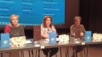 Prihajajočo sezono so predstavile (z leve) Mateja Poljšak Furlan, Pavla Jarc in Barbara Poša Belingar.