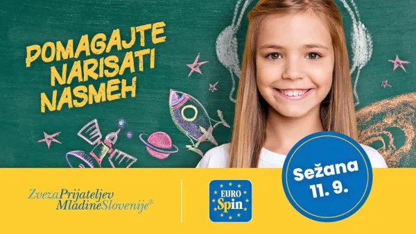 Nari&scaron;ite nasmeh na parkiri&scaron;ču trgovine Eurospin v Sežani in Novi Gorici