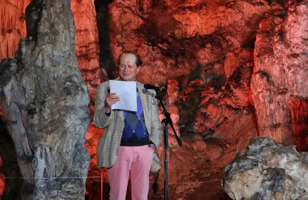 Josef Winkler na odru v Vilenici 