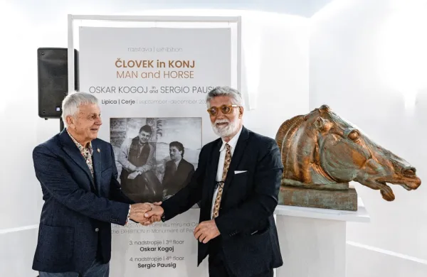  Oskar Kogoj (levo) in Sergio Pausig že dolgo prijateljujeta in sodelujeta. 