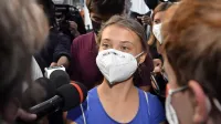 Naši upi in ambicije utonejo v praznih obljubah voditeljev, je na 
odprtju podnebne konference mladih Youth4Climate v Milanu 
poudarila Greta Thunberg. 