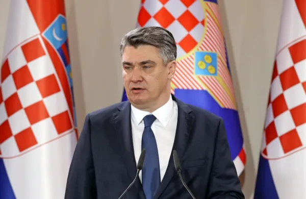 Hrvaški predsednik  Zoran Milanović 