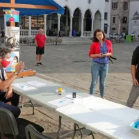 Fafangel je v Kopru pomagal pri cepljenju