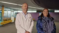 Novi direktor Splošne bolnišnice Dr. Franca Derganca Nova Gorica 
Dimitrij Klančič in predsednica sveta zavoda bolnišnice Metka 
Jelinčič Maraž