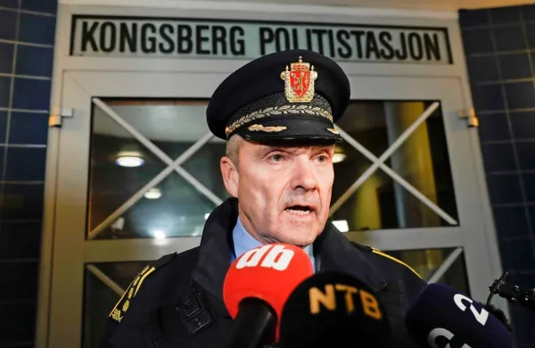 Predstavnik policije v Kongsbergu  Oyvind Aas