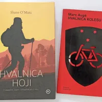 Shane O'Mara:  $@  Hvalnica hoji, prevedla Andreja Bolton, Mladinska knjiga, 264 strani, 
cena 24,99 evra 

Marc Augé:   $@ Hvalnica kolesu, prevedla Sonja Dular, Maska, 67 strani, cena 13 evrov