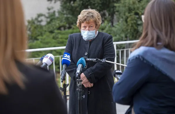 Predstojnica infekcijske klinike Tatjana Lejko Zupanc