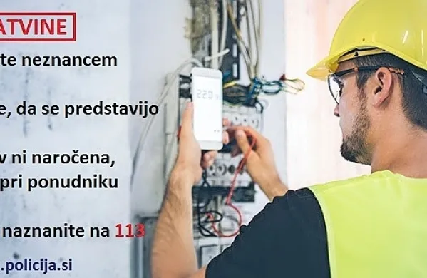 Policisti  občane opozarjajo, naj bodo  pri obiskih raznih serviserjev,  prodajalcev, tehnikov ...  zelo previdni, 
saj gre največkrat  za predrzne  tatove.    