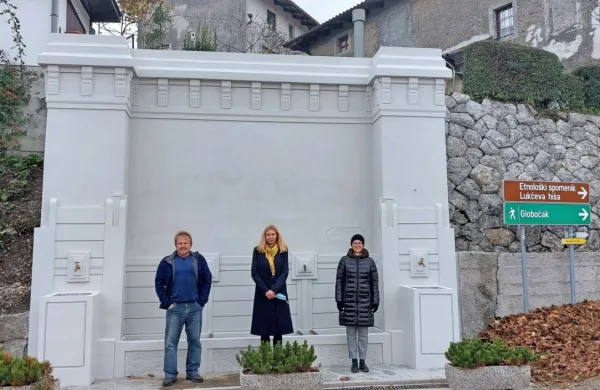 Obnovljen vodni zbiralnik iz prve svetovne vojne