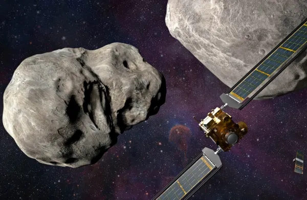 Ameriška vesoljska agencija Nasa je izstrelila vesoljsko plovilo, ki 
ga bodo usmerili  v asteroid, da bi spremenil njegovo predvideno 
pot. 