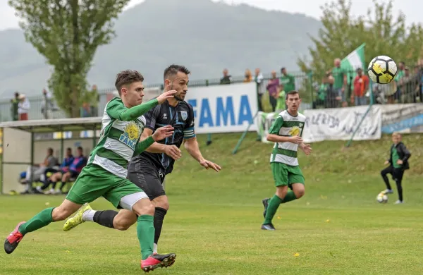 Vipavci (v zeleno-belih dresih) so jeseni večkrat razveselili svoje 
privržence.